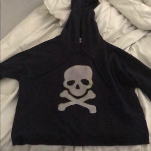 Navy Cropped SoulCycle Sweater